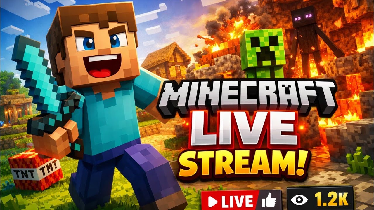 minecraft live stream 😁#live