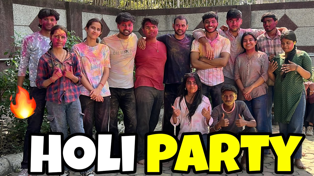 College Holi party 2026 🔥