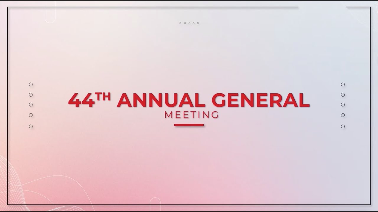 44th AGM - HDFC Limited