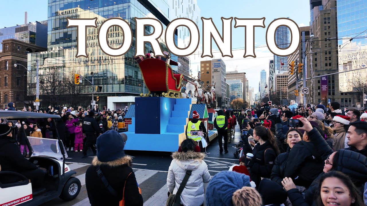 Toronto Santa Claus Parade 2025 (FULL VIDEO) 4K