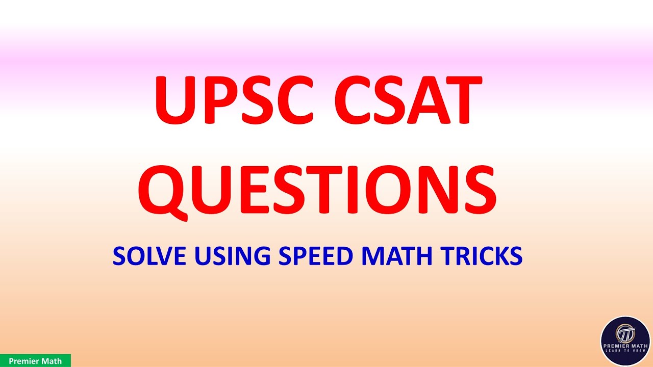 csat practice questions 2024