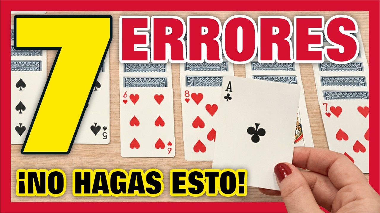 7 errores comunes al jugar al solitario (¡no hagas esto!)