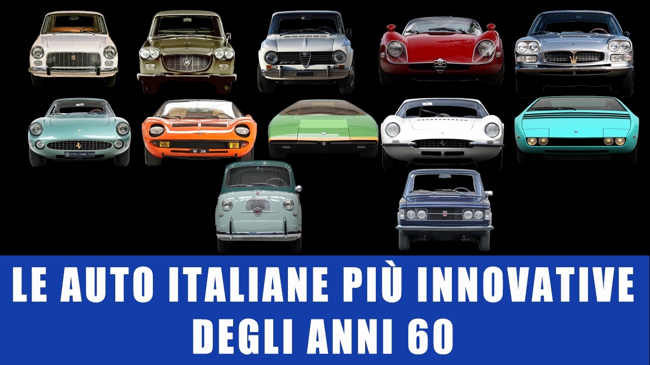 Le auto italiane più innovative degli anni 60