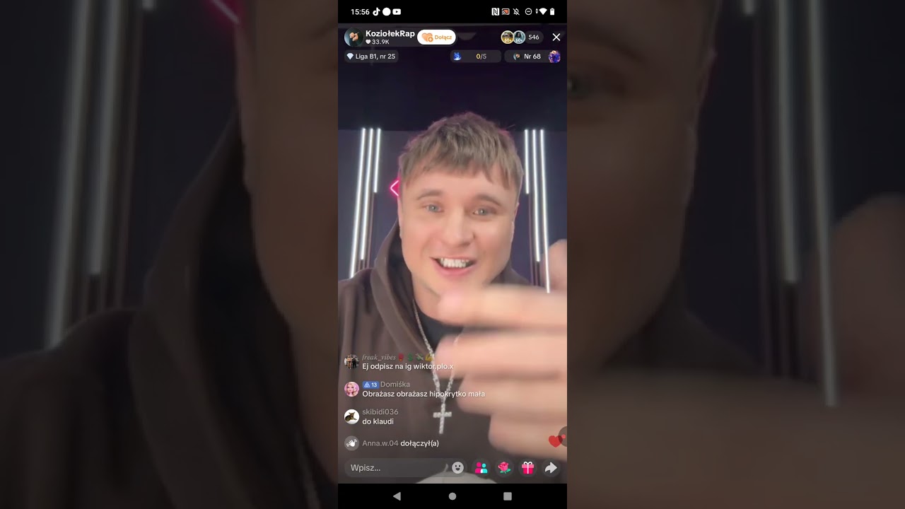 Koziołek Rap, Dominik Borowski, Ej Karolina LIVE Tiktok 29.01.2026 r.