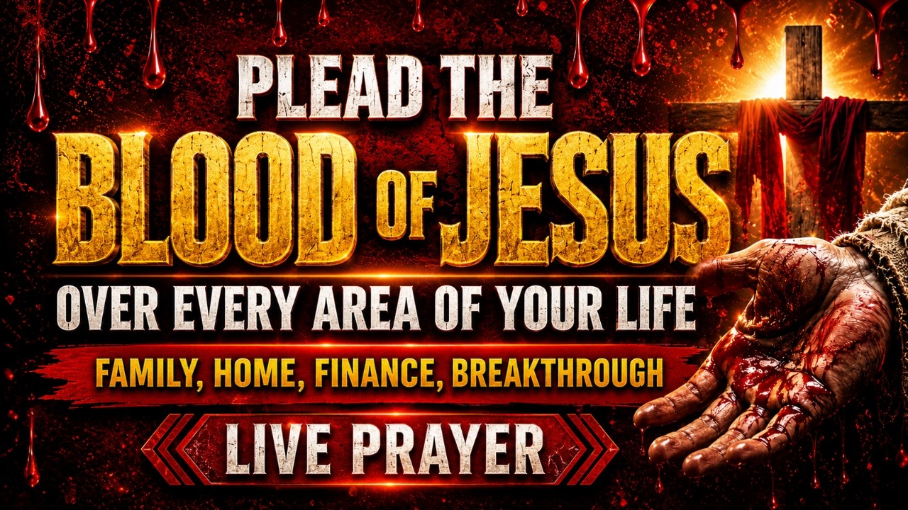 PLEAD THE BLOOD OF JESUS OVER EVERY AREA OF YOUR LIFE