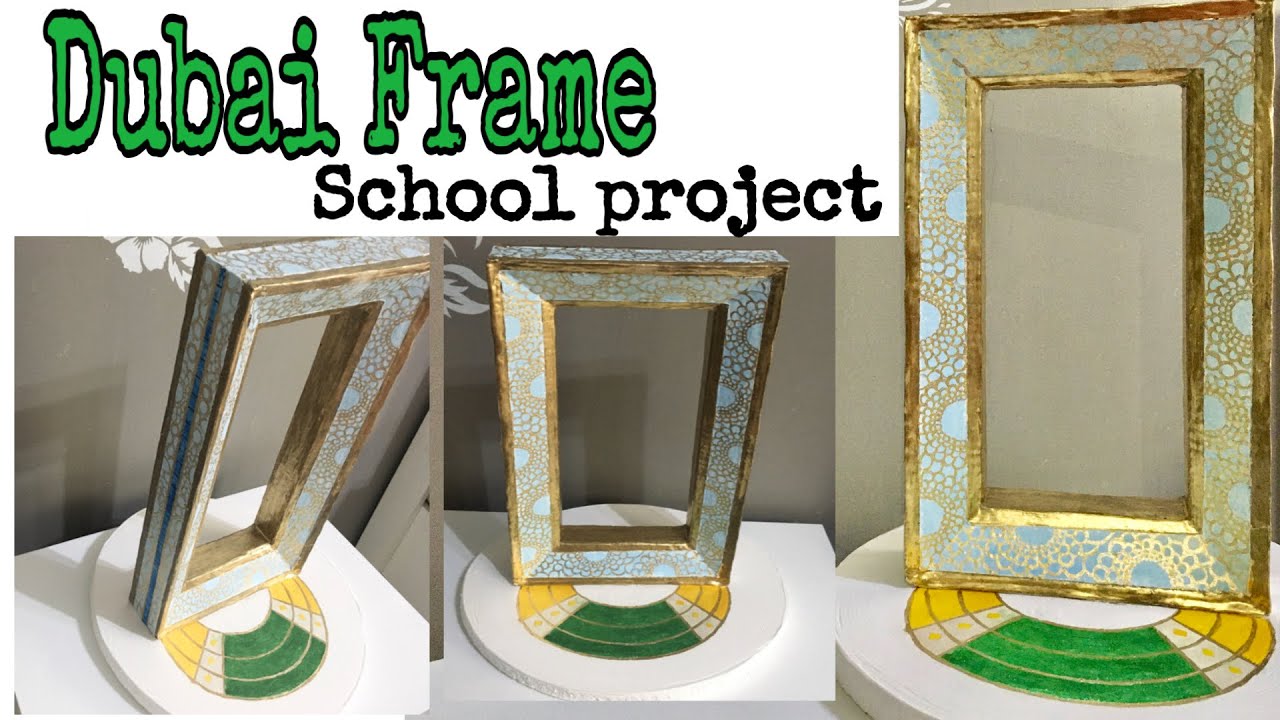 Dubai Frame/ Model for National Day In Dubai /School Project for National Day In Dubai