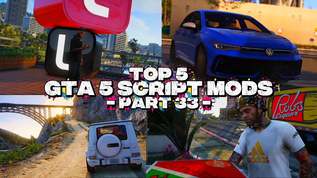 Top 5 Best Script Mods For GTA 5 (2025)| Part 33 | GTA 5 Mods