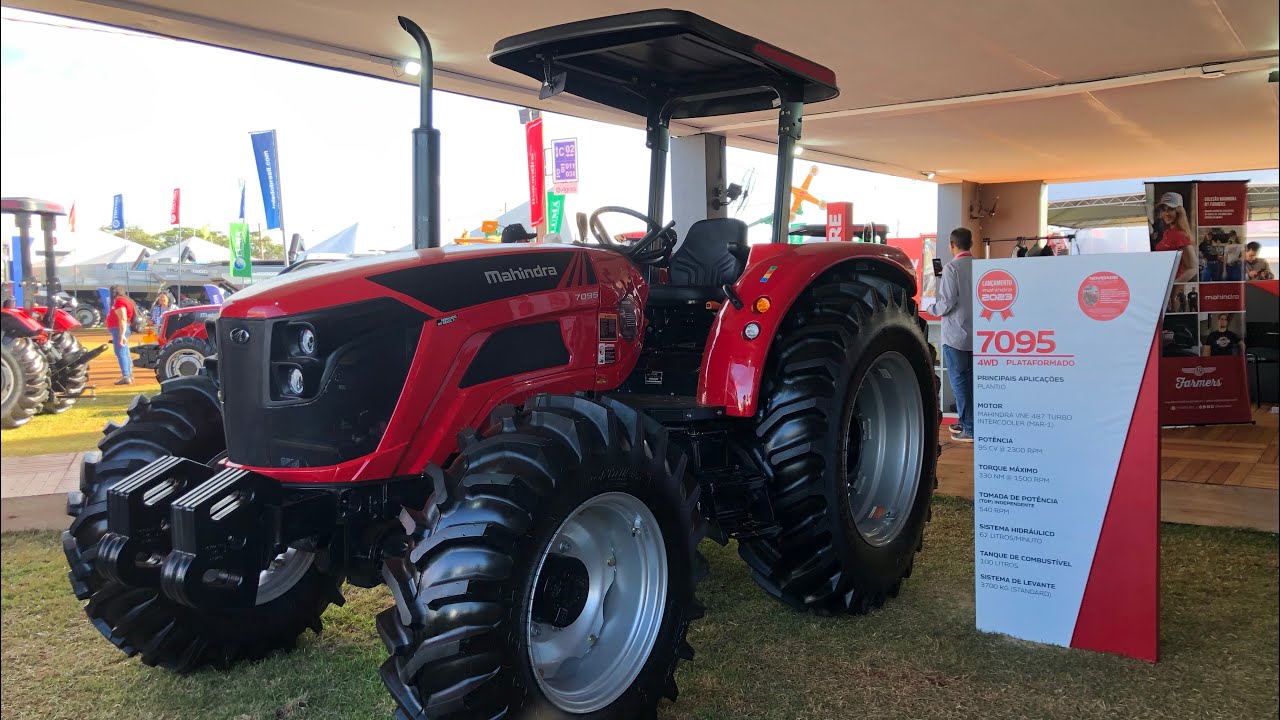 LANÇAMENTO DO NOVO TRATOR DA MAHINDRA 7095! (AGRISHOW 2023)