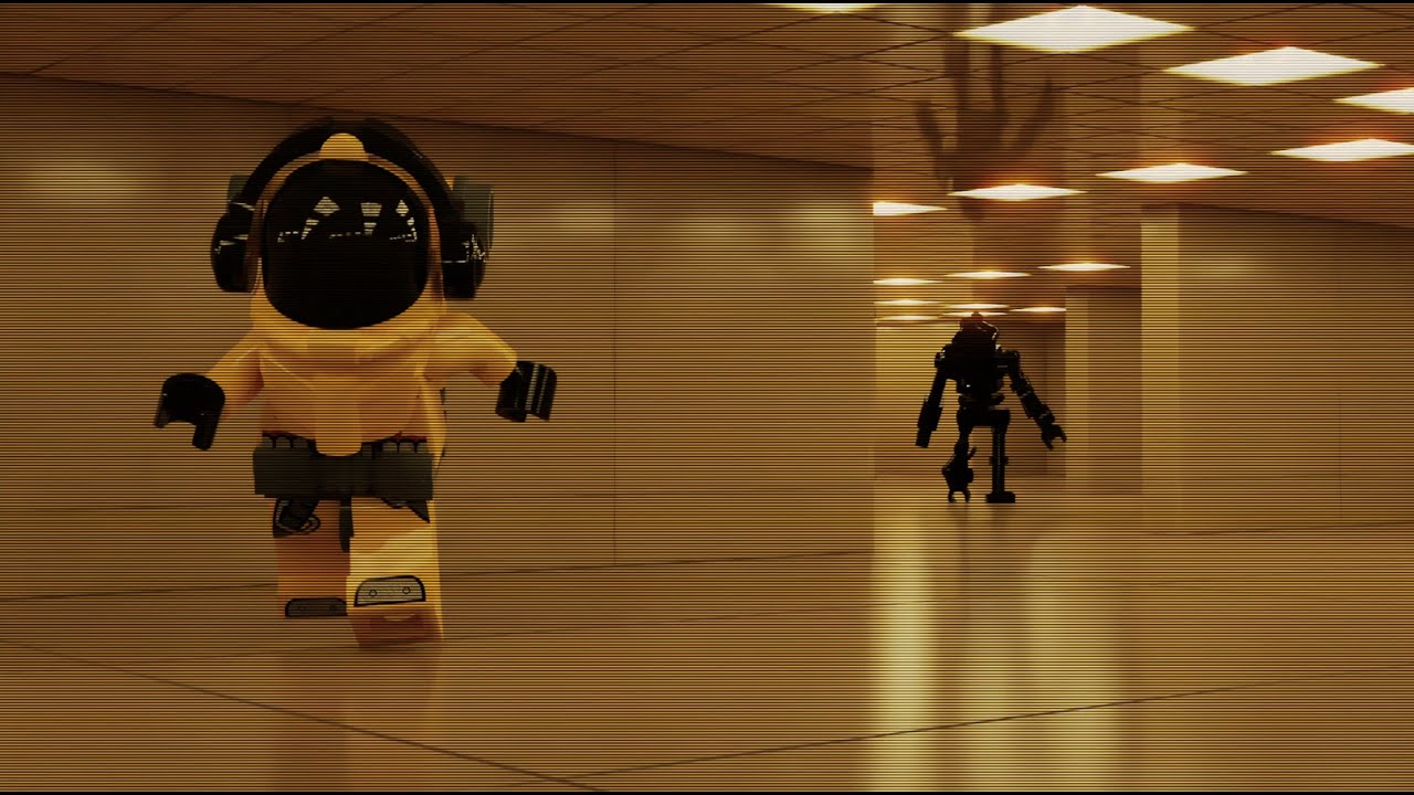 The Backrooms but in LEGO | Blender Animation