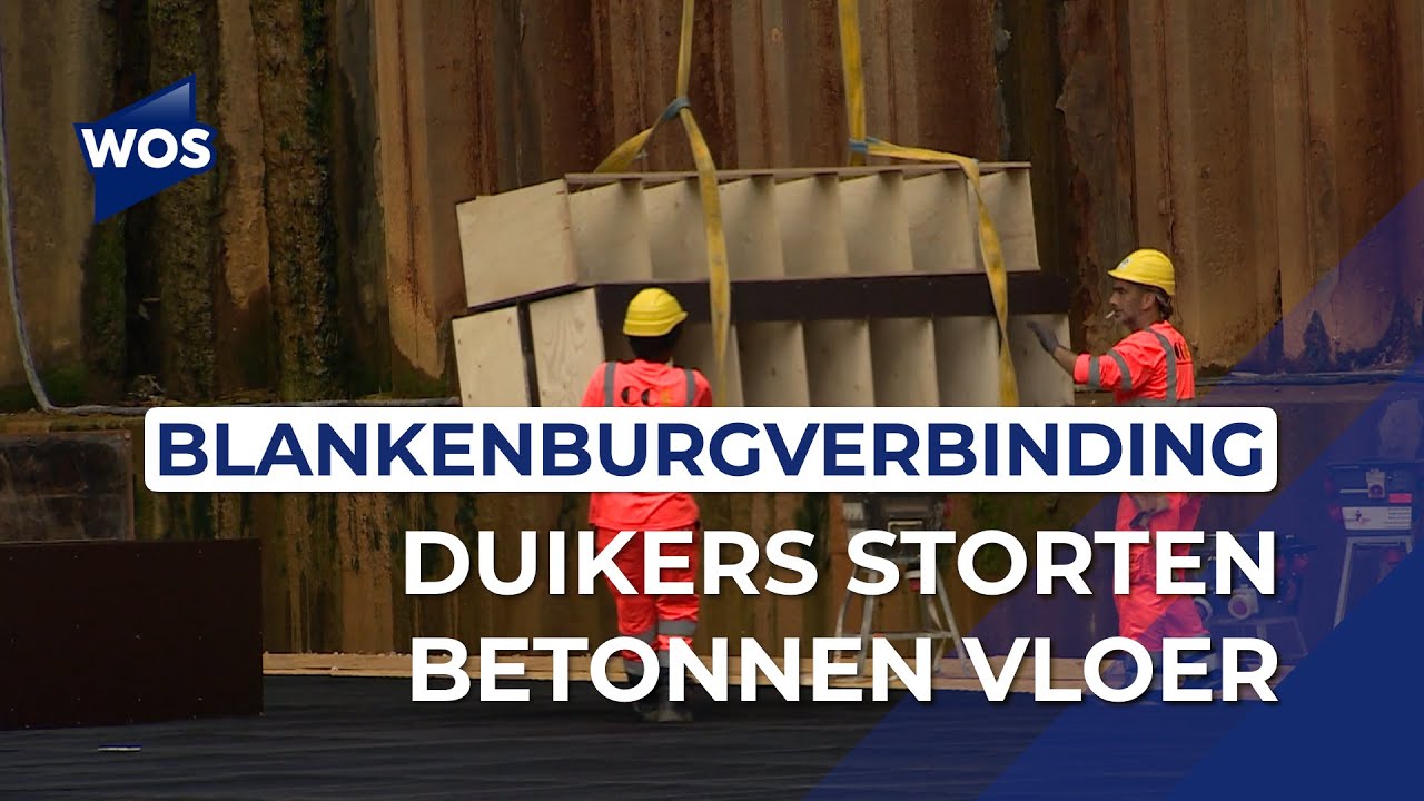 Duikers storten betonnen vloer Blankenburgverbinding