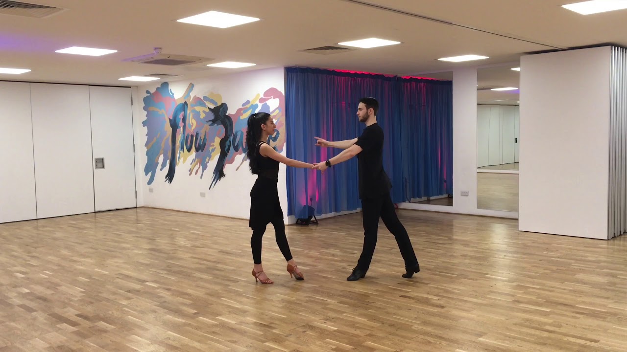 How to dance Cross Body Lead in Cha Cha - Novice