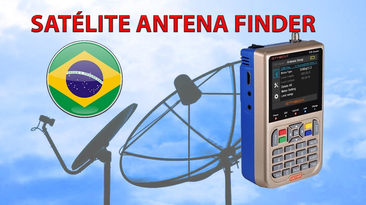 GTMEDIA V8 SATÉLITE FINDER METER - UNBOXING - ATUALIZAÇÃO - PENDRIVE USB NÃO RECONHECE CORRIGINDO