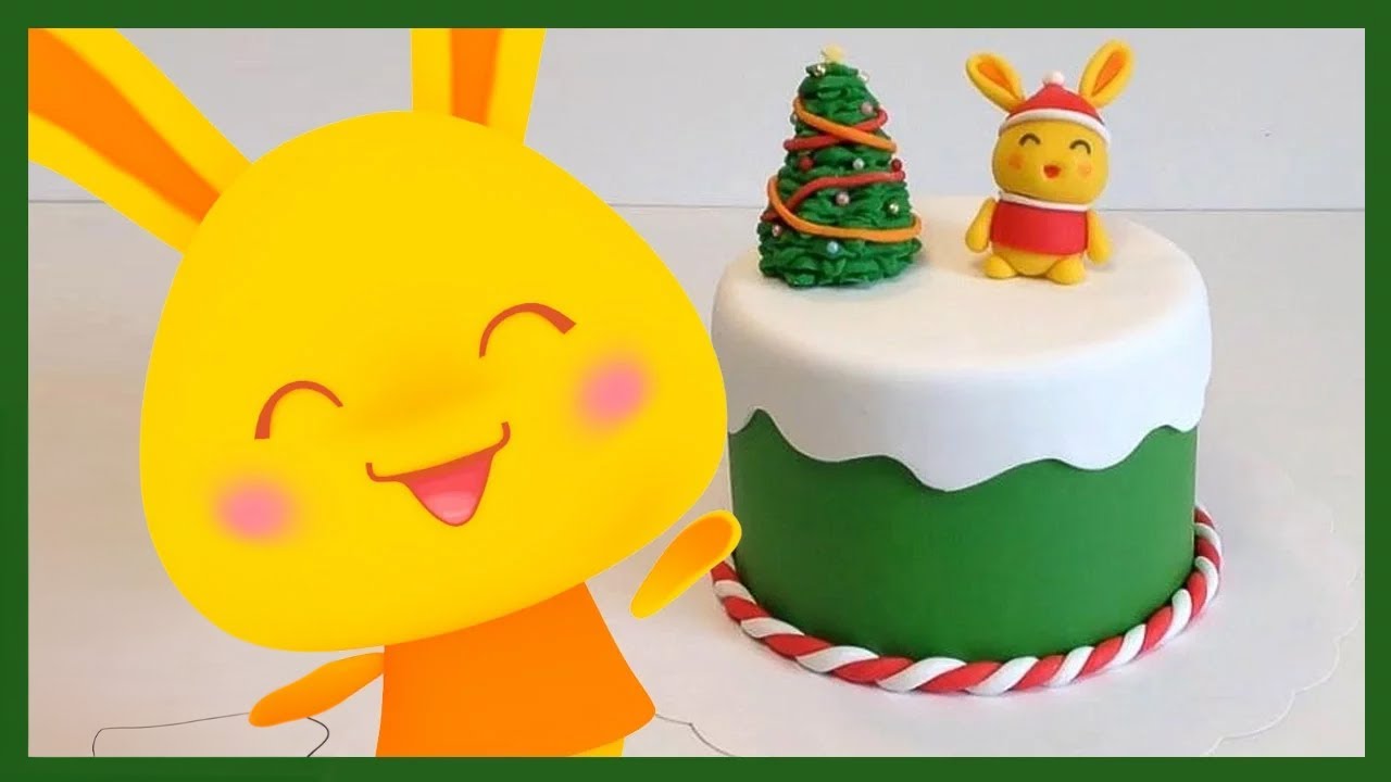 Gâteau de Noël TITOUNIS - Touni  - Recette et Modelage en Pâte à sucres