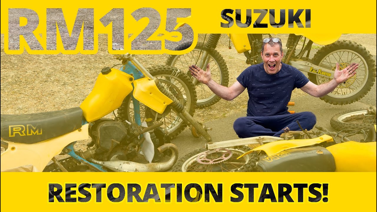 СРАЗУ ТРИ ВОСТРЕБОВАННЫХ КРОССОВЫХ МОТОЦИКЛА! - ВИНТАЖНЫЙ SUZUKI RM 125