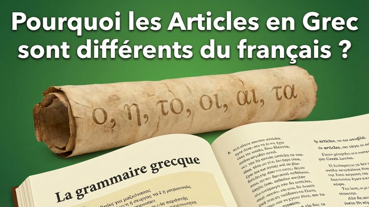 Les Articles en Grec: Pourquoi c'est plus difficile qu'en français?
