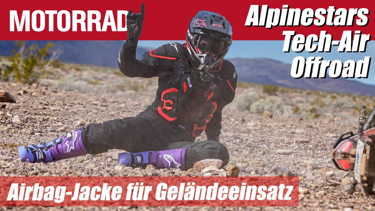 Alpinestars Tech Air Offroad: Airbag-Jacke für Geländeeinsatz getestet
