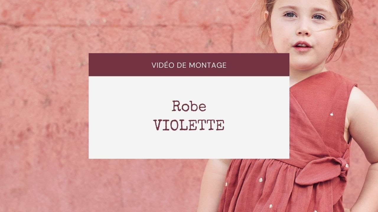 [ TUTORIEL ] Coudre une robe portefeuille enfant - patron Violette