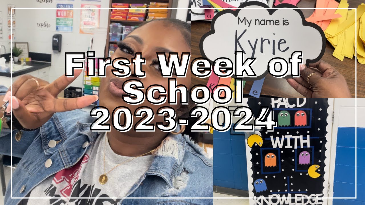 VLOG | First Week of School as a First Grade Teacher | First Week of School 2023-2024