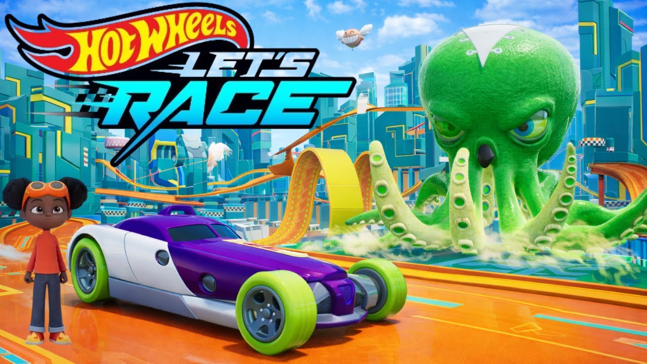 Hot Wheels Let's Race Ultimate Speed: Beating The Boss Octopus Gameplay 
