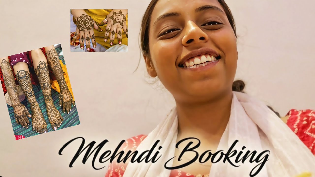 Bridal mehndi design | mehndi booking | #theriyaguptavlogs31 