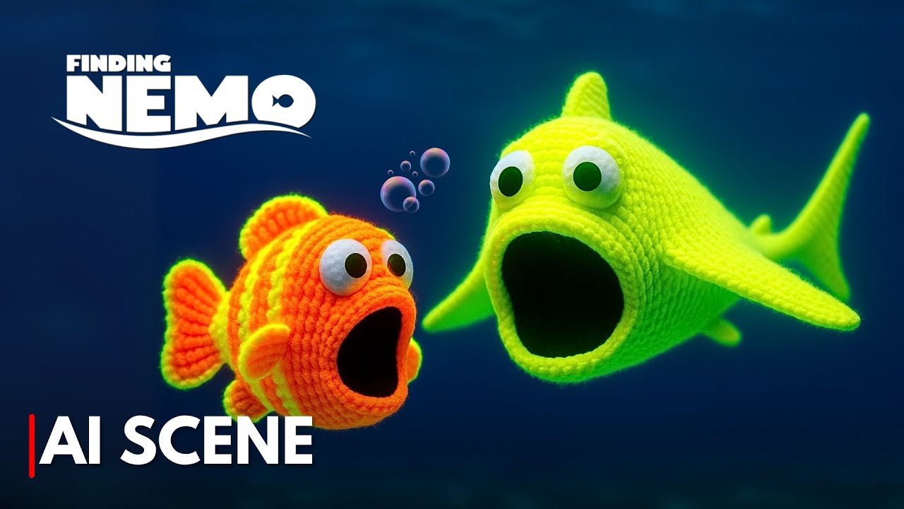 FINDING NEMO Amazing Field Trip Scene But it’s Ruined By AI