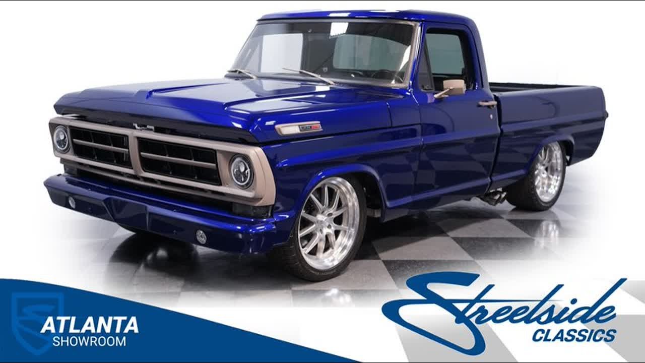 1972 Ford F-100 Supercharged Coyote Restomod 9055-ATL for sale | Charlotte, Atlanta, Dallas, Ta...