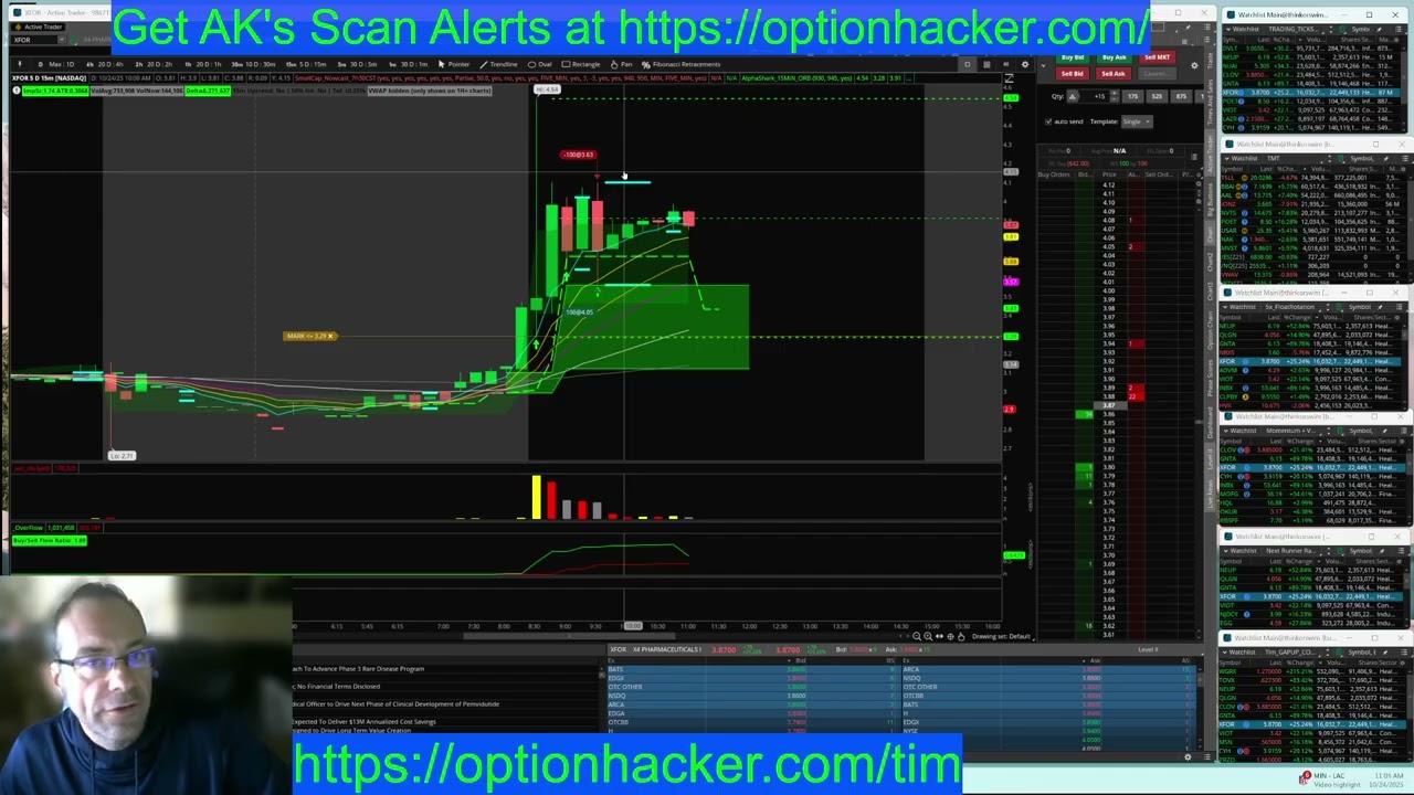 10.24.25 - $NEUP and $XFOR, when greed = less profits.