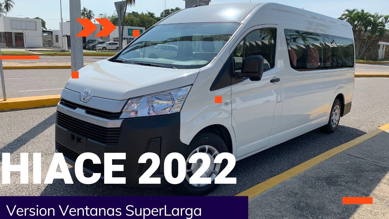 Toyota HIACE 2022 / Ventanas Superlarga