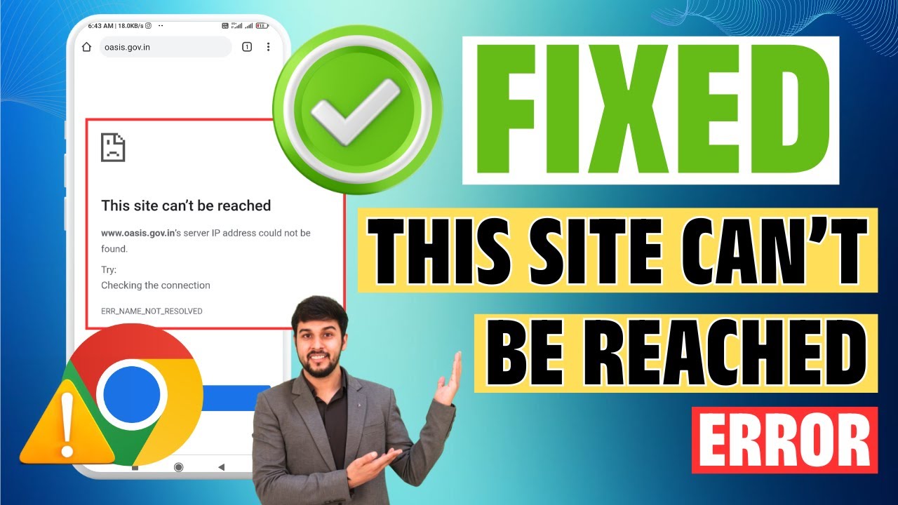 How To Fix “This Site Can’t Be Reached” Error in Android Phone | Easy Solutions