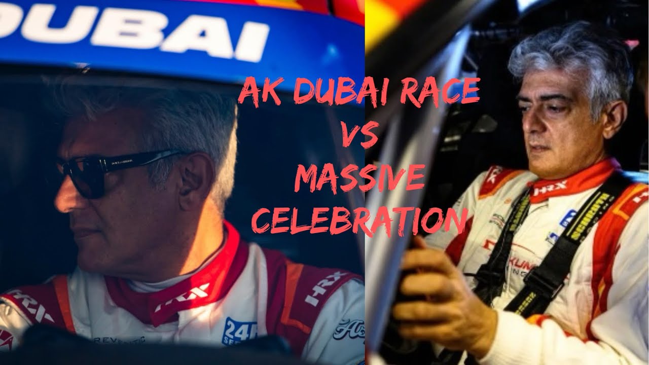 AJITH FANS MASSIVE CELEBRATION IN DUBAI 