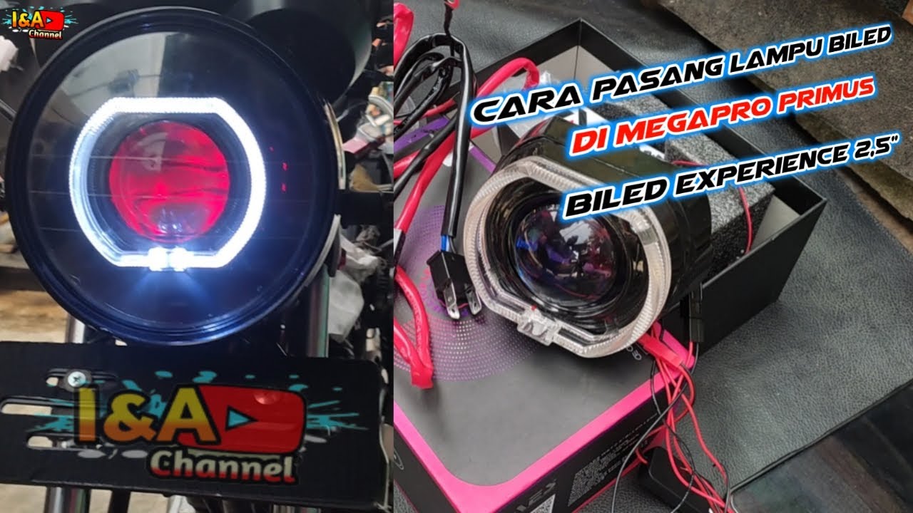 Cara Pasang Lampu Biled di Megapro