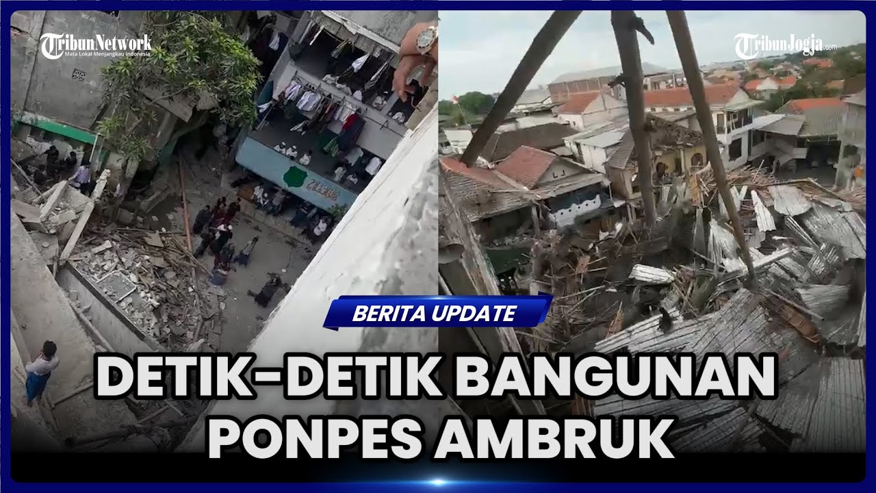SANTRI AL-KHOZINY CERITAKAN DETIK-DETIK BANGUNAN AMBRUK SAAT LAKSANAKAN SHALAT ASHAR