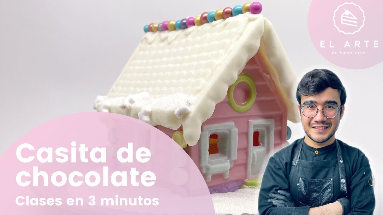 Cómo hacer una casita de chocolate en 3 minutos - El arte de hacer arte