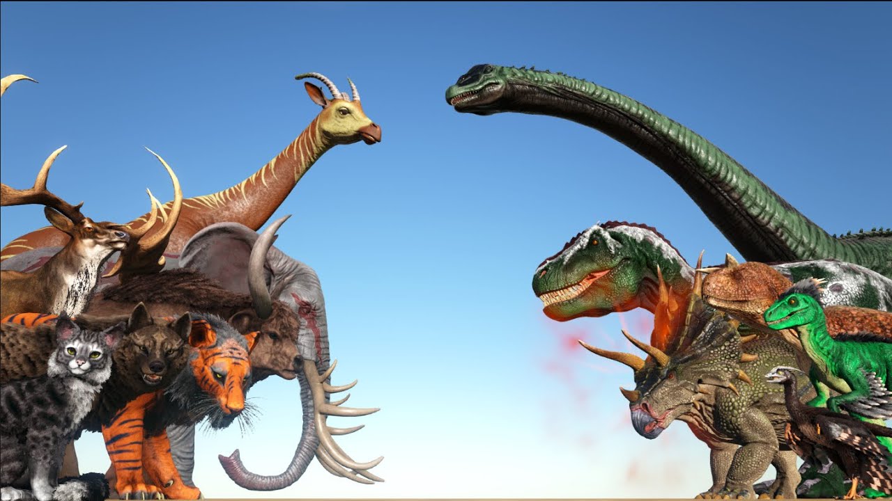 Today's Animals VS Dinosaurs | Cantex
