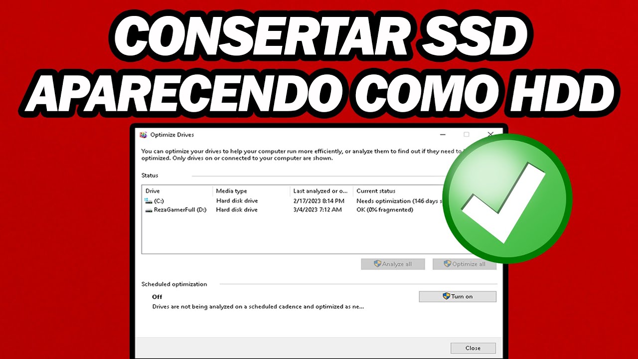 Como Consertar SSD Aparecendo Como HDD No Windows 10 | Passo a Passo
