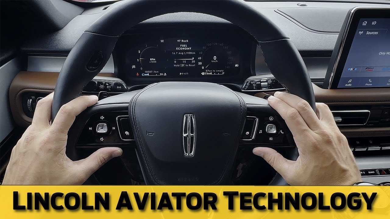 Steering Wheel and Cluster in the Lincoln Aviator (2020 - 2024 models)