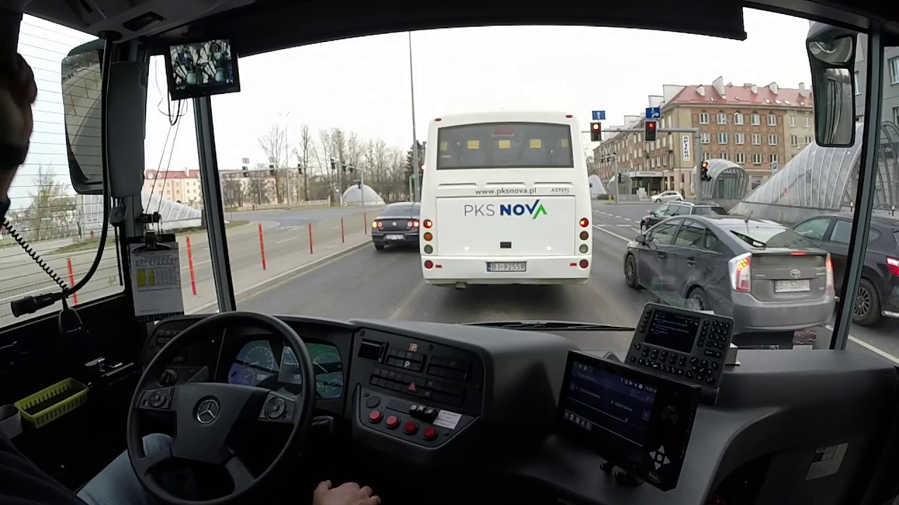 (51) PRZEJAZD LINIĄ 100  24.02.2019 r. B.M.CASINO DWORZEC PKS / WASILKOW CMENTARZ.