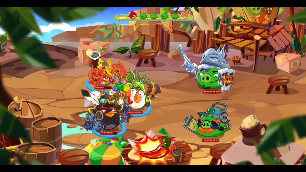 Angry birds epic all stars cave 25 | (Pig Paradise) | level 3
