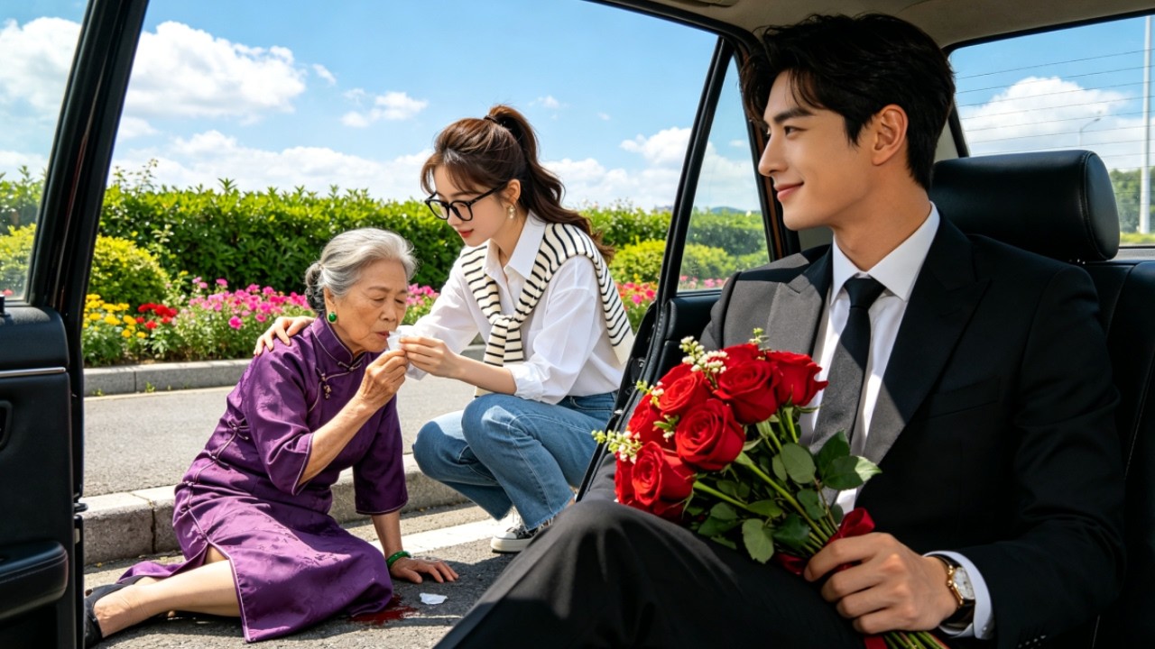 Kind Girl Saves Sick Elderly On Road, Unexpectedly She's CEO's Grandma; CEO Weds Her Instantly!