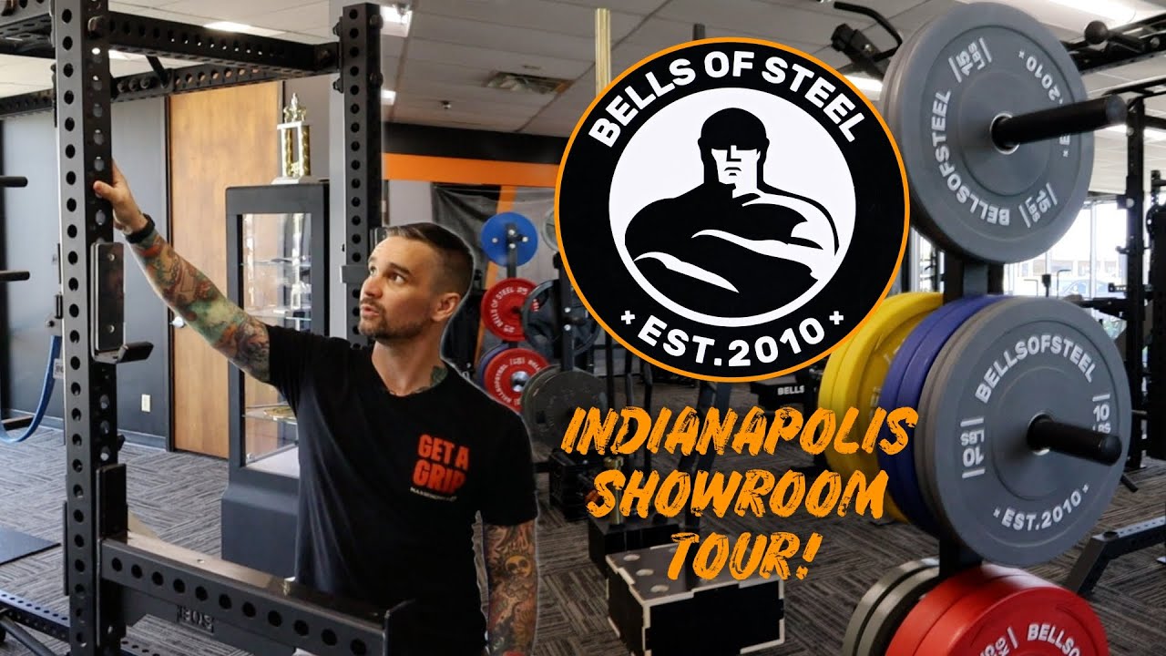 Bells of Steel Indianapolis Showroom tour! High quality home gym equipment!