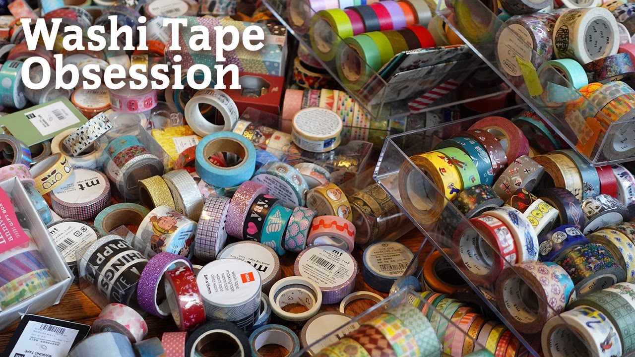 Massive WASHI TAPE collection – organizing 700 rolls!