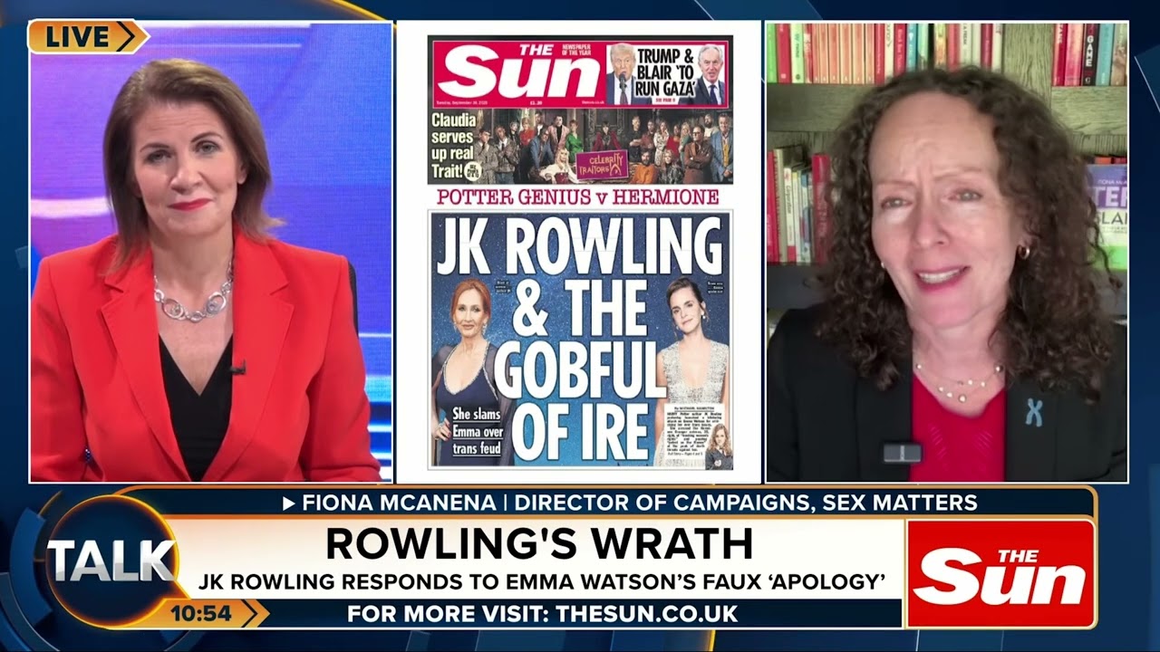 JK Rowling speaks on Emma Watson | Fiona McAnena on Talk Talk