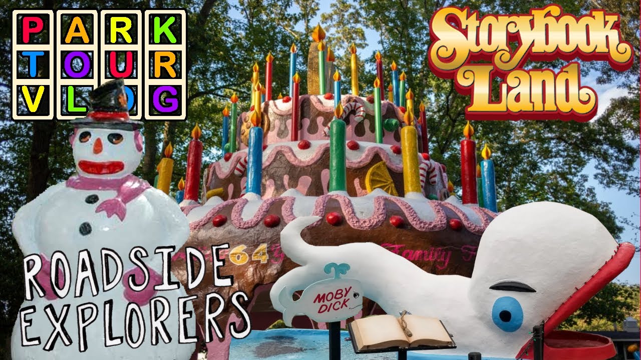 STORYBOOK LAND Park Tour Vlog Egg Harbor NJ Fairytale Theme Park Rides Animatronics Fiberglass