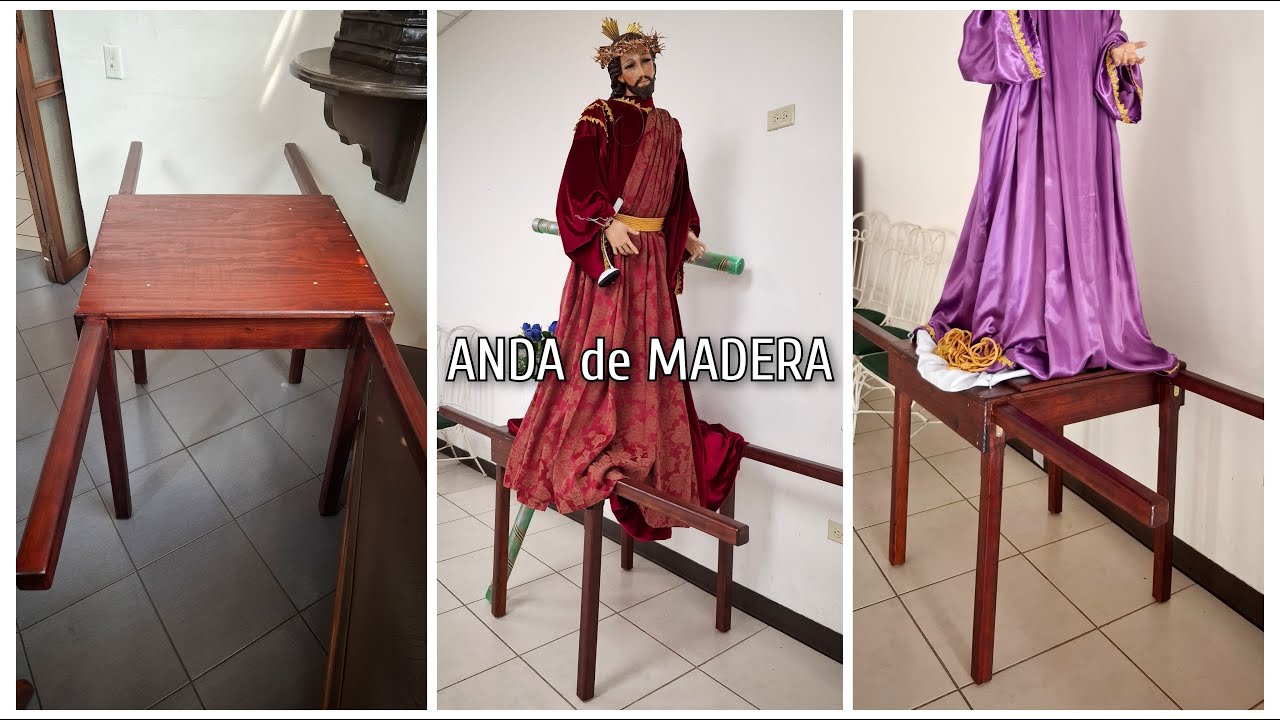 Fabricación de ANDA sencilla para procesiones religiosas.