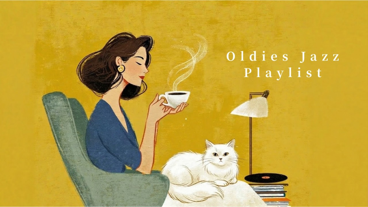 Relaxing Vintage Cafe Jazz ☕ Cozy Room Music for Reading