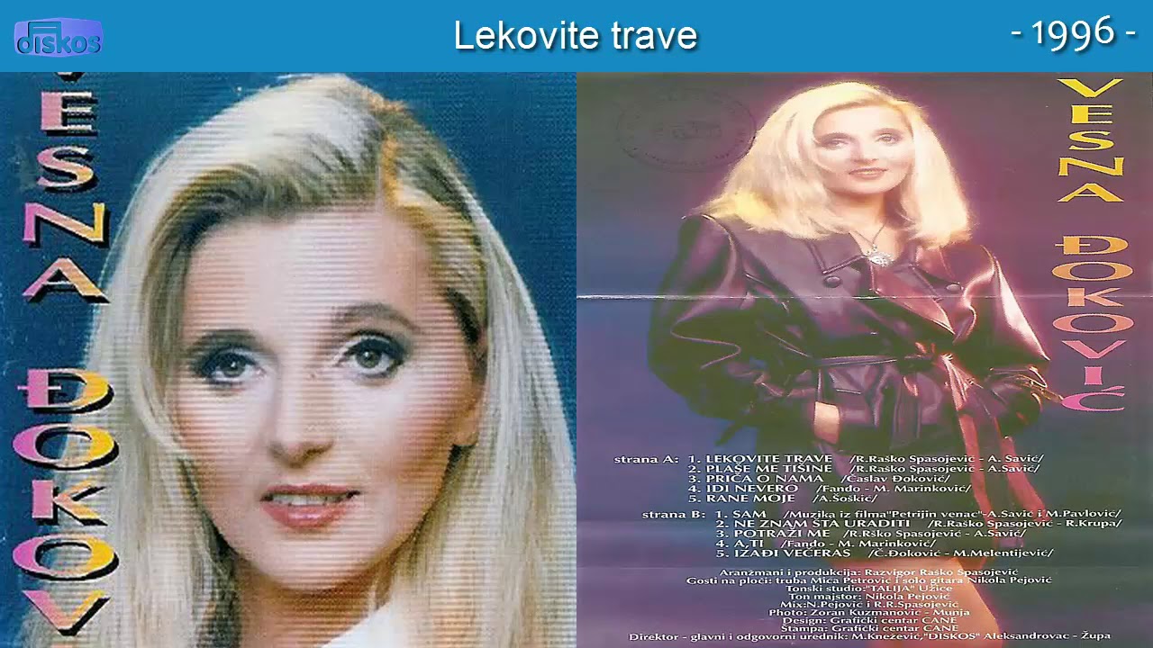Vesna Djokovic - Lekovite trave - (Audio 1996)