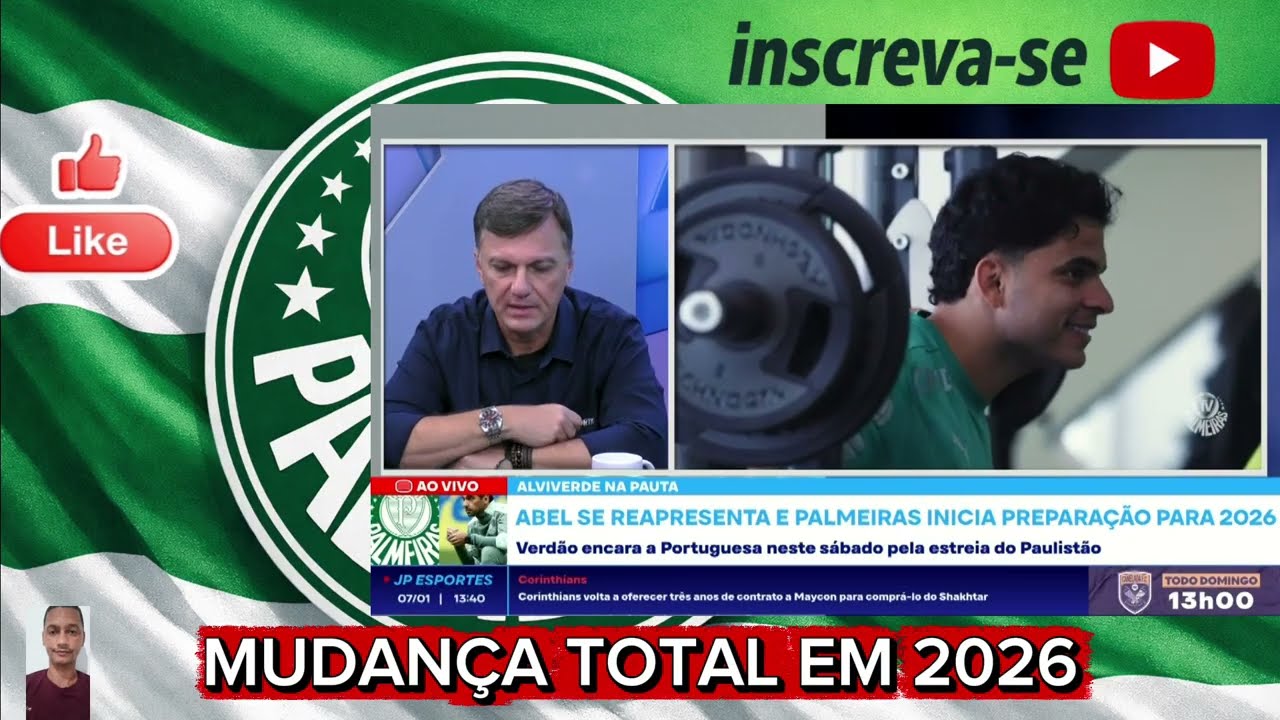 A NOVA ERA DO PALMEIRAS EM 2026: ABEL FERREIRA REVELA O QUE VAI MUDAR NO VERDÃO AGORA!