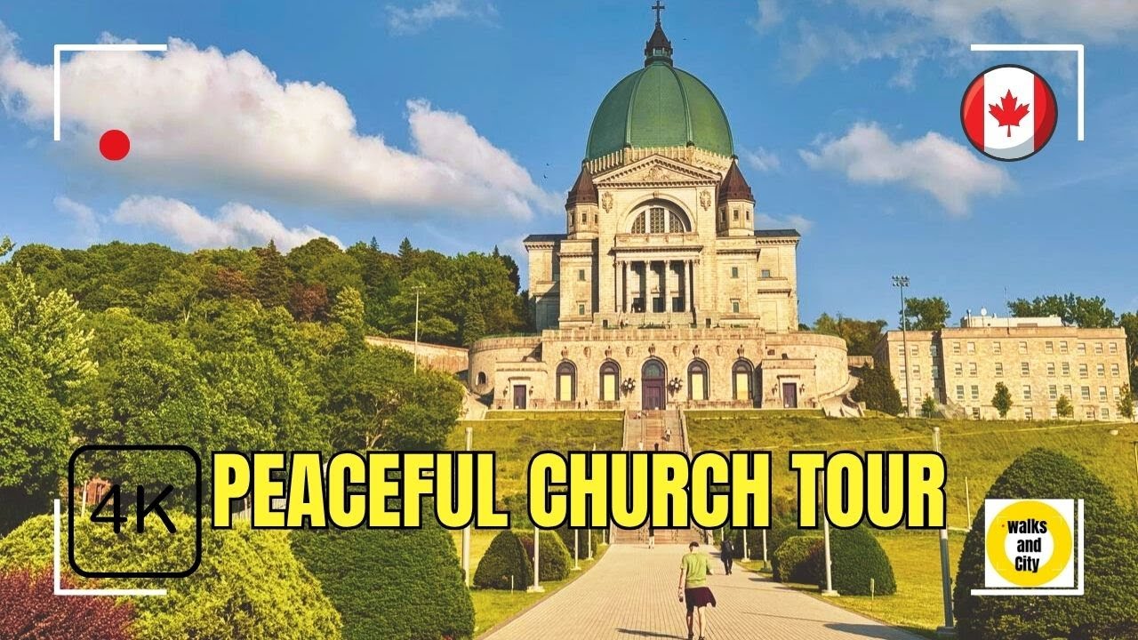 Peaceful Montreal Church Walk | St. Joseph’s Oratory 4K