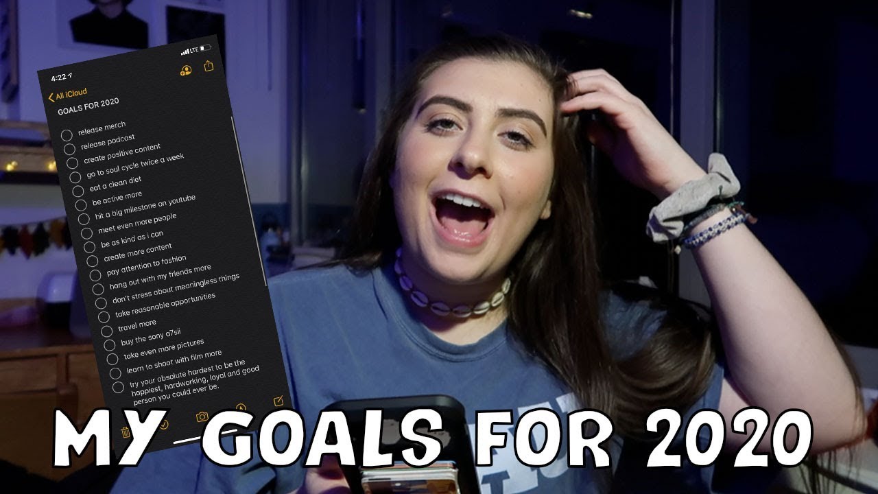 Writing My Goals For 2020 | LAUR YOLO VLOGMAS