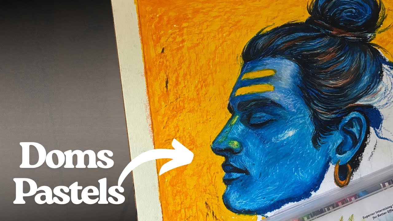 How to use Oil Pastels by Doms 25 Shades | @DeepkaranStudio95 